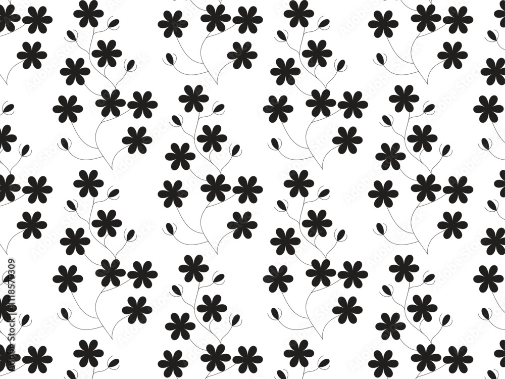 black and white floral background black and white floral background