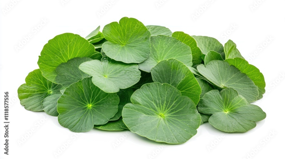 Fresh Green Centella Asiatica Leaves Fresh Green Centella Asiatica Leaves