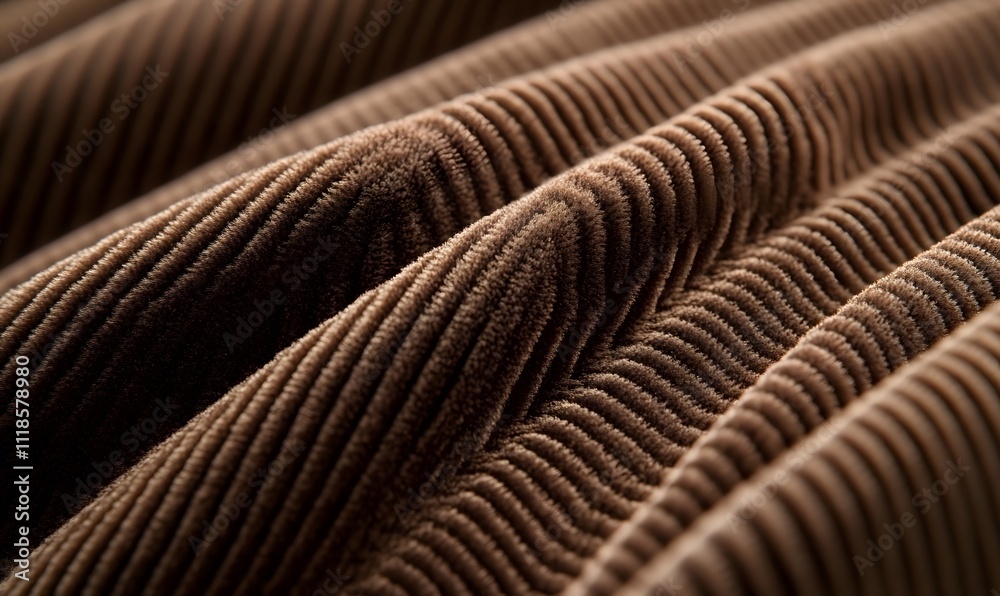 custom made wallpaper toronto digitalClose-up of brown corduroy fabric texture with soft folds and wales.