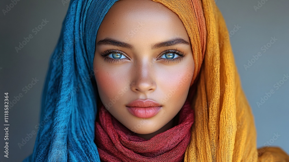 Fototapeta premium Beautifully Diverse inclusive representation of different cultures