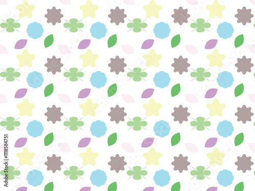 Wallpaper Mural seamless background with flowers Torontodigital.ca