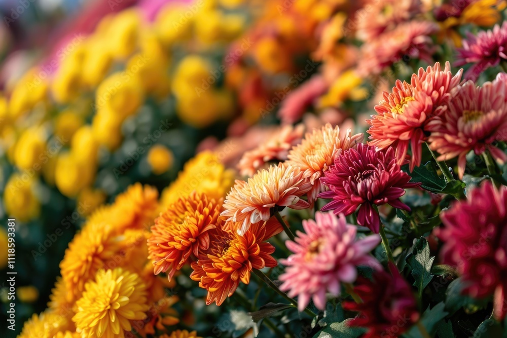 Vivid Chrysanthemum Florals: A Captivating Autumn Bloom Display Vivid Chrysanthemum Florals: A Captivating Autumn Bloom Display