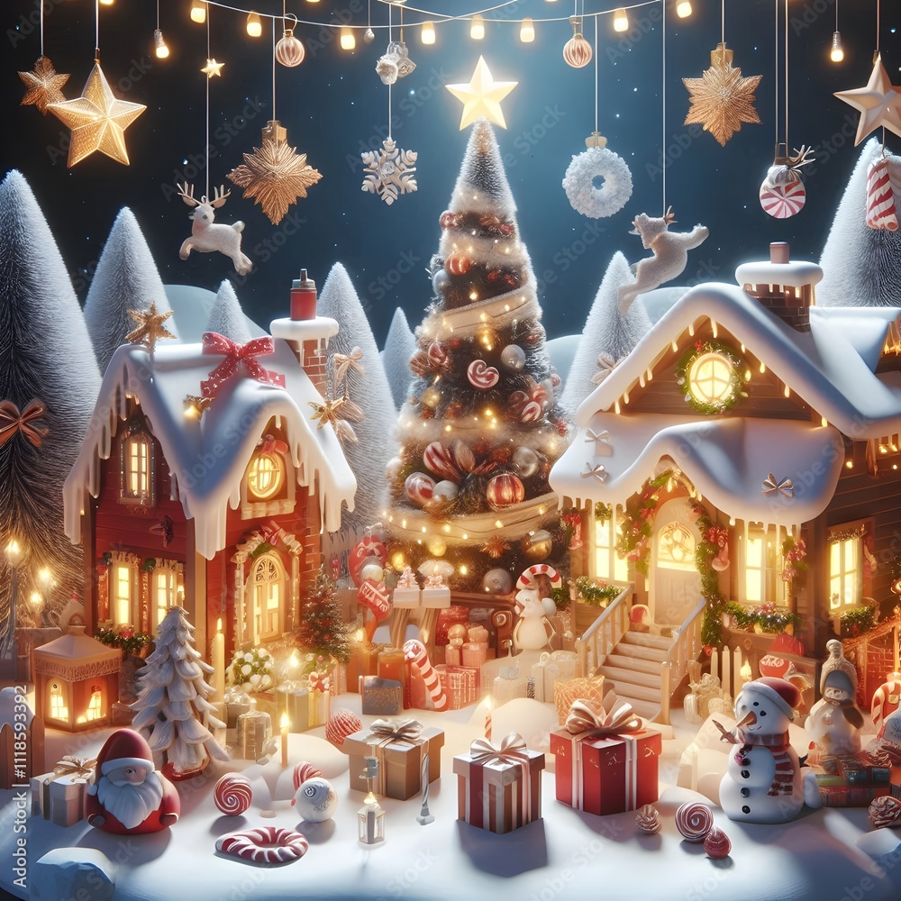 santa claus in the christmas time