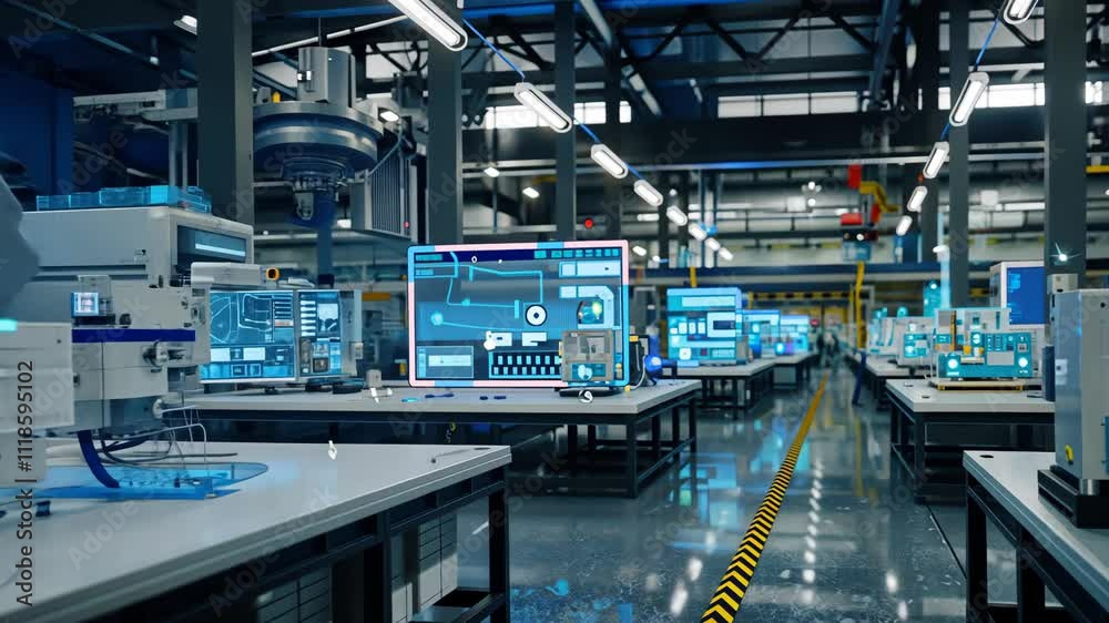 Smart Factory: Advanced Manufacturing with Digital Overlays Smart Factory: Advanced Manufacturing with Digital Overlays