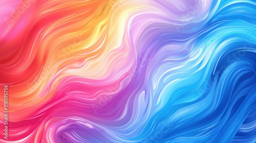 An abstract pattern of swirling colors resembling water marbling art