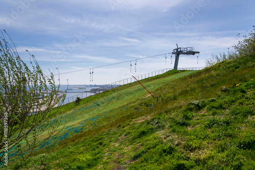 Energy plant with public recreational facility Amager Bakke in Copenhagen, Denmark, Amager Slope or Copenhill photo