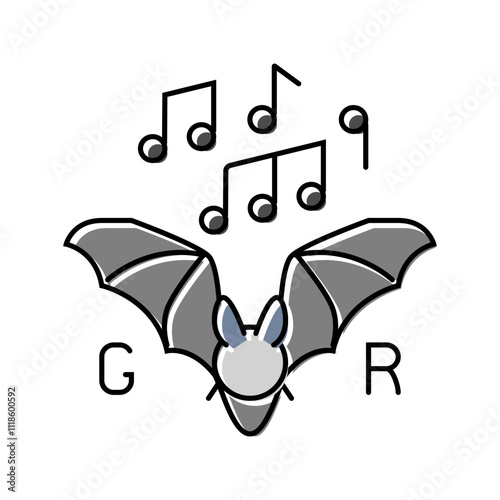 gothic rock goth subculture color icon vector. gothic rock goth subculture sign. isolated symbol illustration