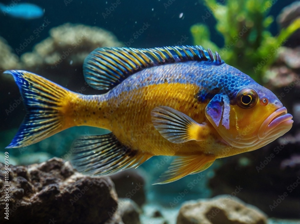 fish in aquarium