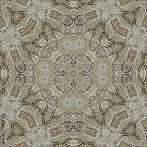 Wallpaper Mural Seamless abstract symmetrical wonderful pattern. Kaleidoscope pattern texture Torontodigital.ca