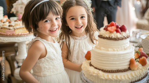 Kids Unleash Fun and Frolic Around the Cake Table