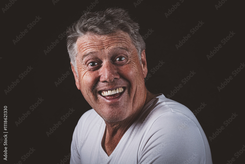Obraz premium Mann / Gesicht