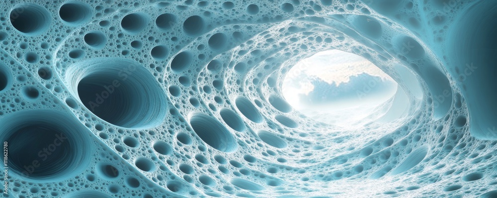 Mystical 3D Fractal, Generative AI Mystical 3D Fractal, Generative AI