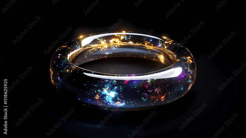 Cosmic ring. Stellar. Illustration Cosmic ring. Stellar. Illustration