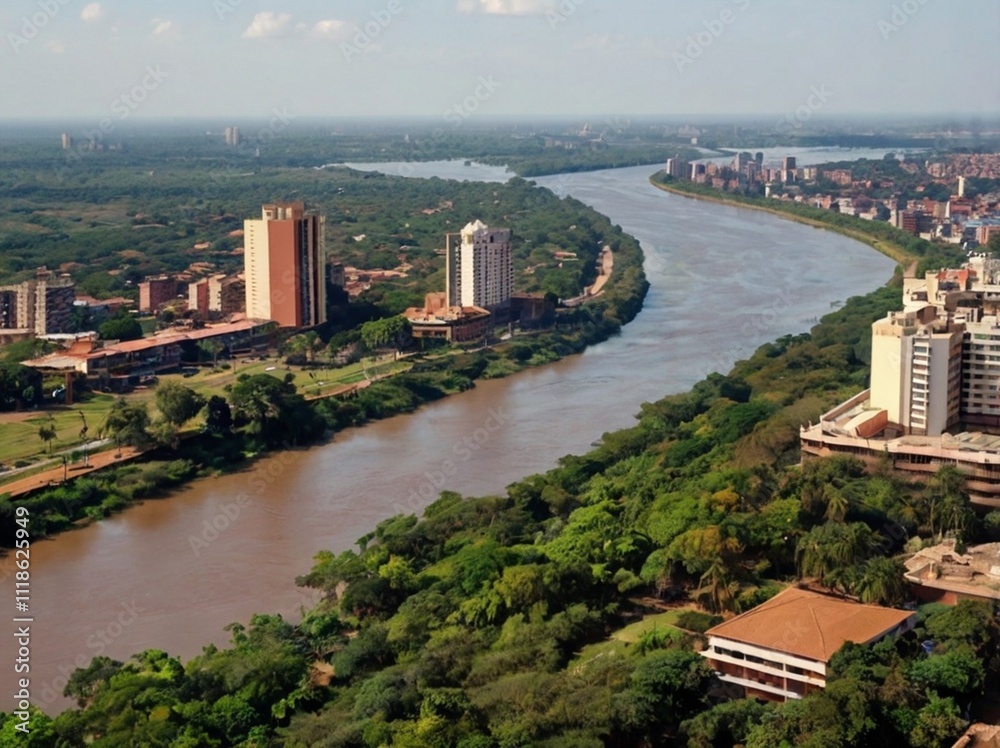 Fototapeta premium city skyline