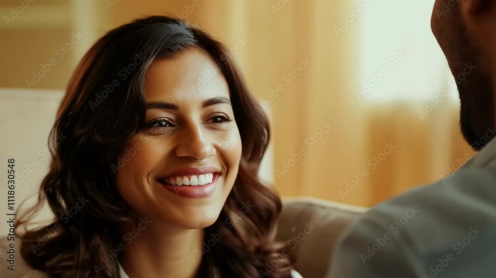 Two friends share a heartfelt conversation in a warm and inviting living room. Their smiles and laughter create a friendly atmosphere, highlighting their strong bond. Two friends share a heartfelt conversation in a warm and inviting living room. Their smiles and laughter create a friendly atmosphere, highlighting their strong bond.