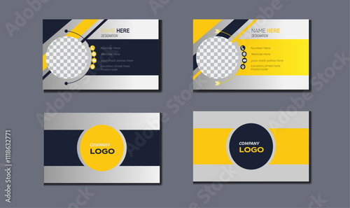 Luxury and elegant business card design template