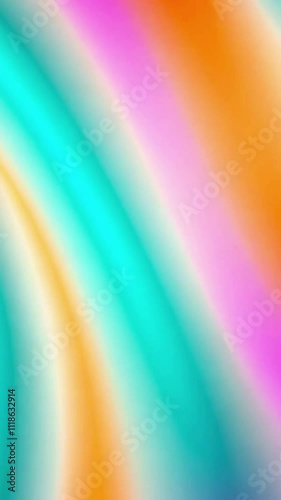 Lo-Fi Animated Gradient Background with Pink, Orange, Ocean Wave Movement