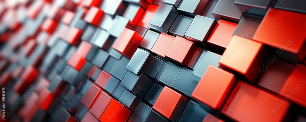 Abstract 3D Background, Generative AI Abstract 3D Background, Generative AI