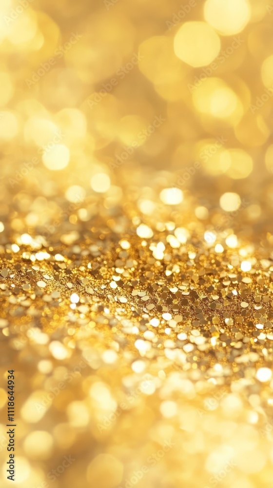 Golden Shimmer: A captivating abstract backdrop of golden glitter, shimmering under warm, diffused light. The soft focus creates a dreamy, ethereal effect. Golden Shimmer: A captivating abstract backdrop of golden glitter, shimmering under warm, diffused light. The soft focus creates a dreamy, ethereal effect.