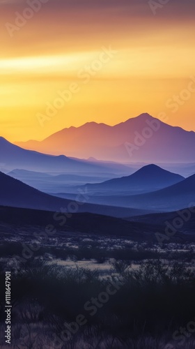 Golden Hour Mountain Majesty 