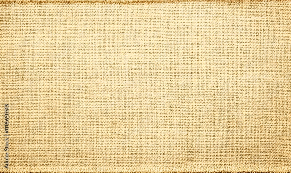 Fototapeta premium Beige linen fabric texture background.