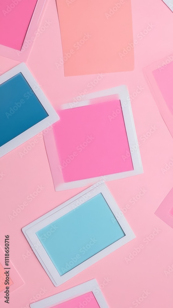 Pastel Dreams: A whimsical and abstract arrangement of colorful squares, reminiscent of a childhood dream, ideal for showcasing a sense of playfulness and creativity. Pastel Dreams: A whimsical and abstract arrangement of colorful squares, reminiscent of a childhood dream, ideal for showcasing a sense of playfulness and creativity.