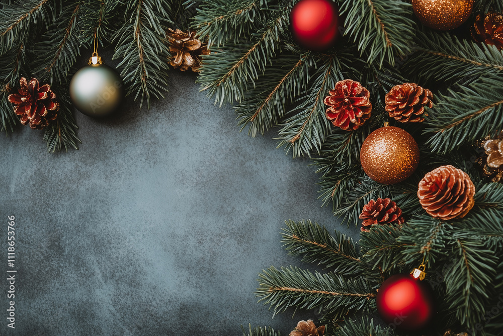 Christmas background with christmas balls Christmas background with christmas balls