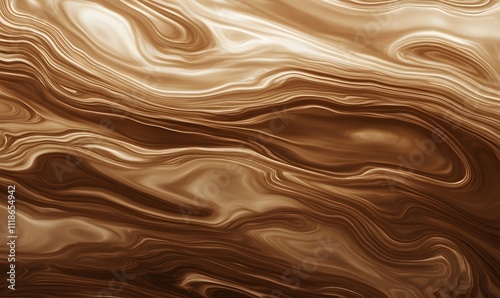 Abstract brown and beige liquid marble texture.