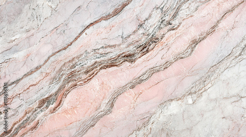 Pink marble wall with a gold border. The wall is textured and has a warm, inviting feel