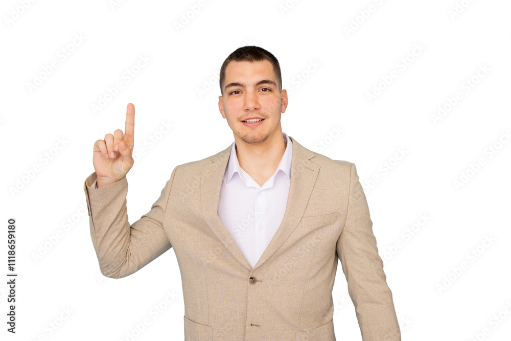 Portrait of a young male entrepreneur in formal attire Portrait of a young male entrepreneur in formal attire