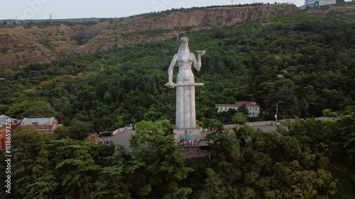 Mother of Georgia Monument Facing Tbilisi