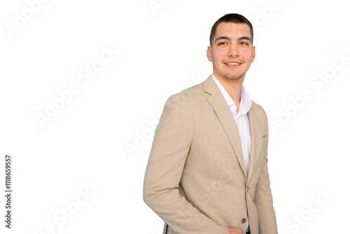 Confident young businessman with a professional look