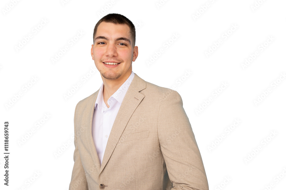 Confident young businessman with a professional look Confident young businessman with a professional look