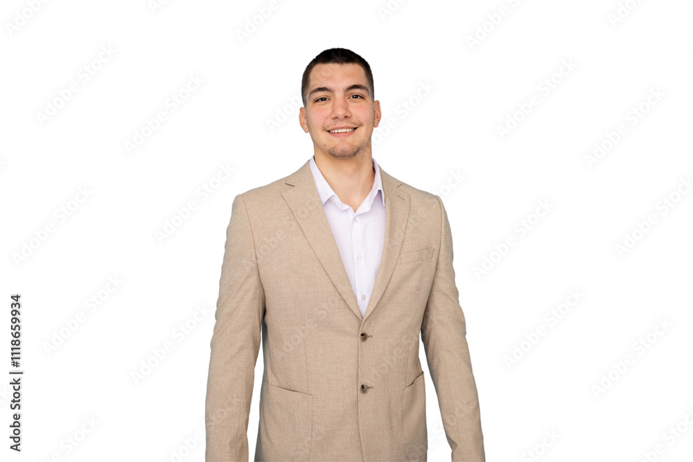 Confident young businessman with a professional look Confident young businessman with a professional look