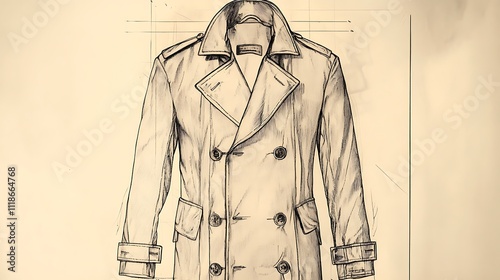 İnteresting illustration of fashinable clothes photo