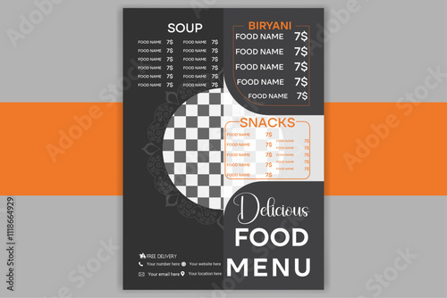 Modern food menu design,restaurant food menu design,food menu design,menu design 