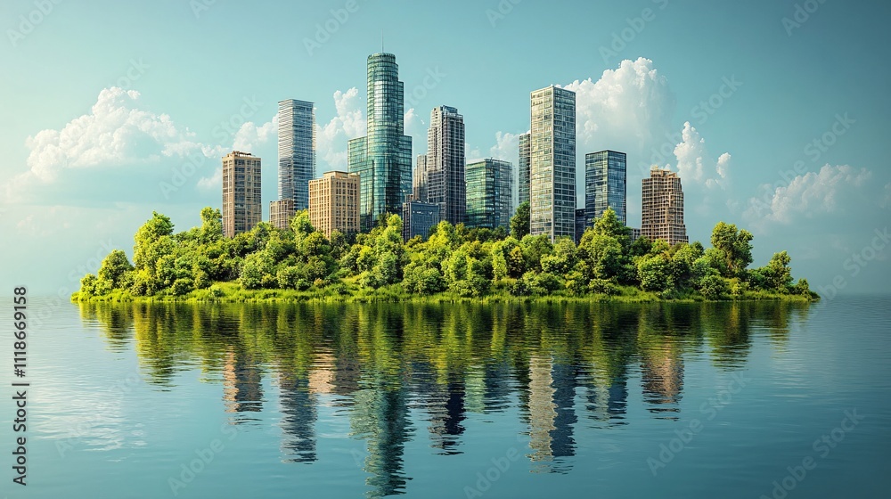 Obraz premium climate change mitigation technologies