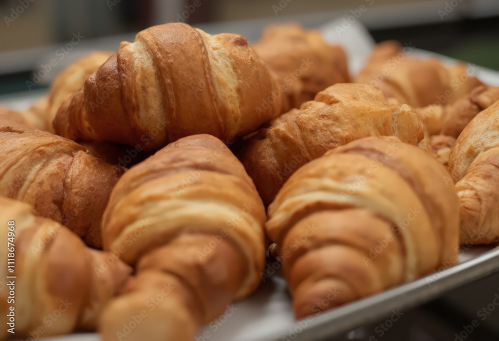 croissant on table croissant on table