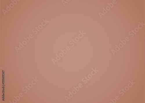 Abstract light mocha mousse, brown color gradient background. Monochrome pattern for design, copy space. Vector