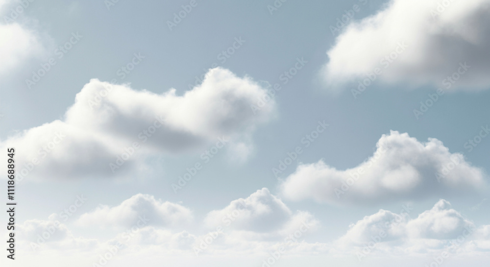 Fototapeta premium Clouds in the sky asset