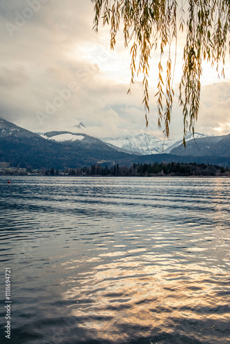 Winter am Wolfgangssee in Oberösterreich