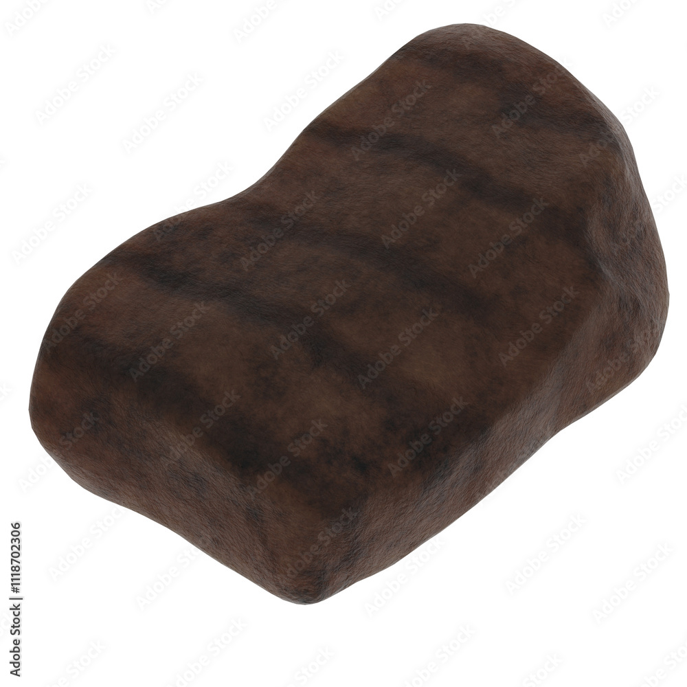 3D render of roasted meat with transparent background 3D render of roasted meat with transparent background