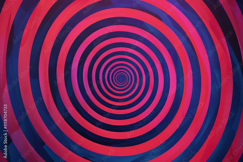 Hypnotic circle optical illusion background with moving circles. Hypnotic circle optical illusion background with moving circles.