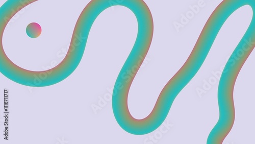 Abstract Snake Colorful Carve Background