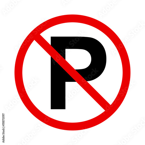 No parking sign