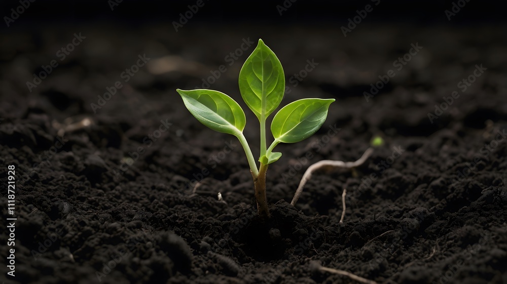 Fototapeta premium young green plant