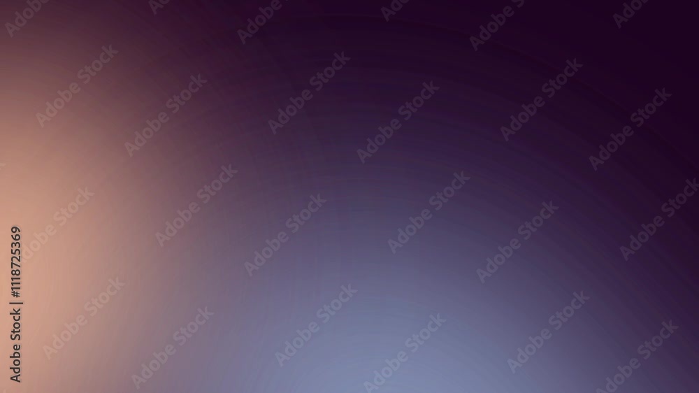Abstract backdrop blurred dark purple peach soft gradient. background moving of multicolor slow motion background