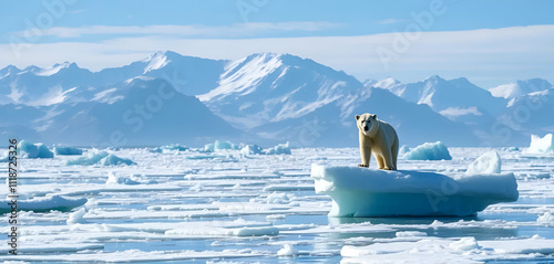 bear on the iceberg