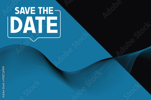Save the date design . Can be used for business, marketing and advertising. weeding invitation, birthday or any other special event
