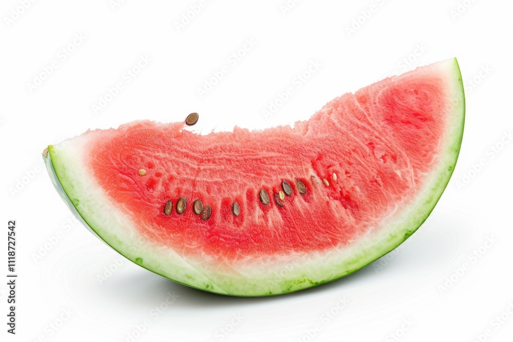 A half of fresh watermelon isolated on white background. A half of fresh watermelon isolated on white background.